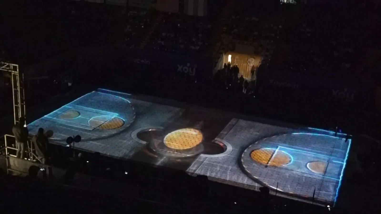 Diseño, desarrollo e instalación de videoampping para la FIBA 